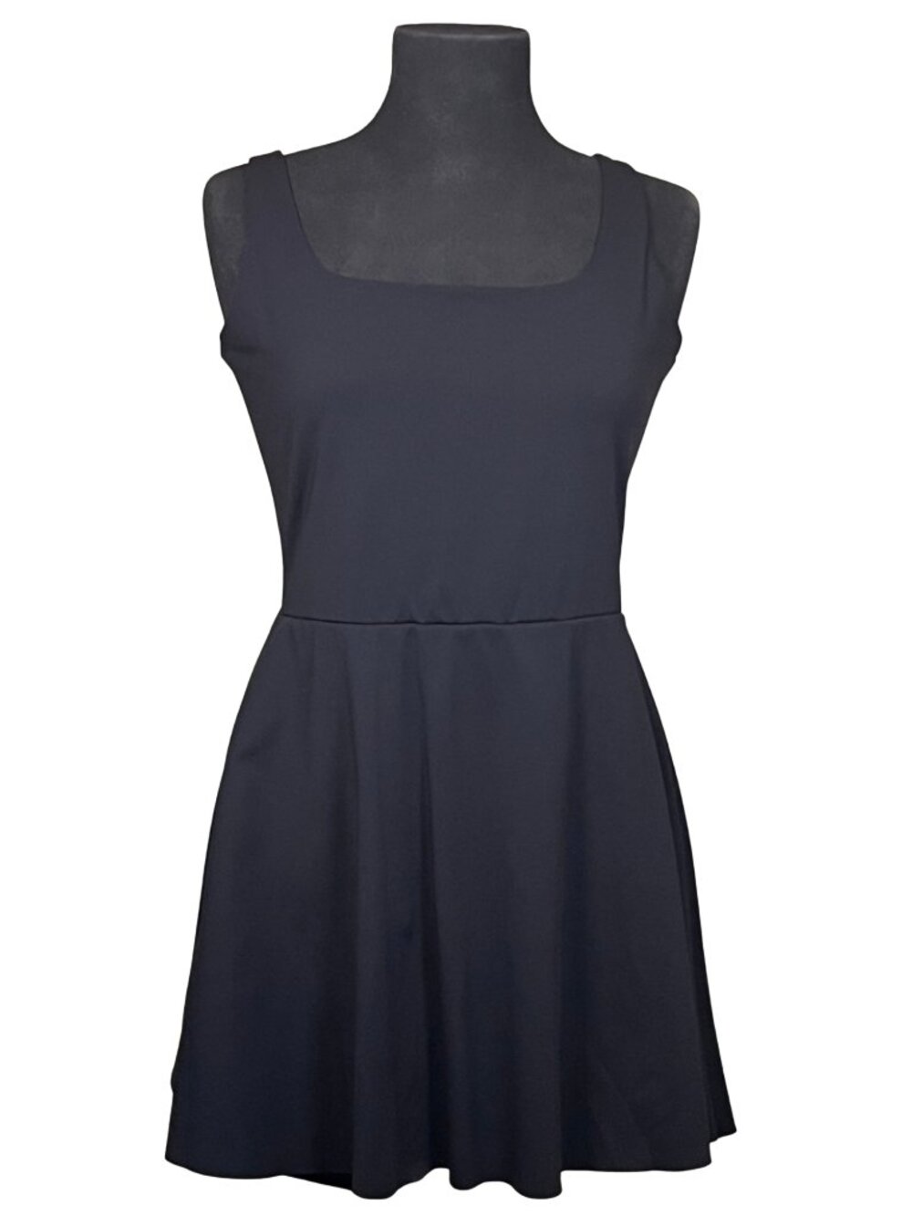 SPANX Get Moving Dress Black XL Built In Shorts Active Dress